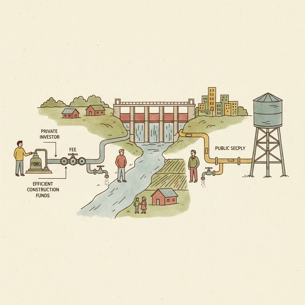 Water utilities and big dams: private capital or public provision?